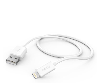 Kabel HAMA Kabel USB-Lightning 1 m Biały